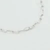 Collier Mi-long CHAIN - Argenté 1 Collier Mi-long CHAIN - Argenté -Bagues Magasin 02651375 064 TU 01