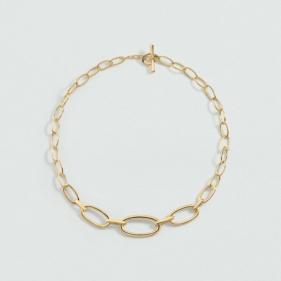 Collier Ras Du Cou CHAIN - Doré 3 Collier Ras Du Cou CHAIN - Doré