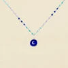 Collier Ras Du Cou SMARTY - Bleu / Bleu -Bagues Magasin 02651384 867 TU 01