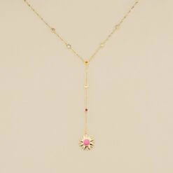 Collier Mi-long RODEO - Multicolore / Doré