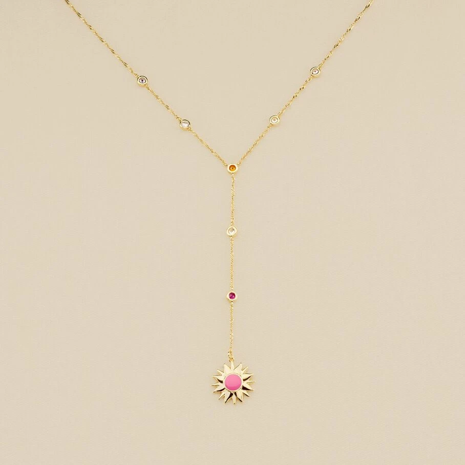 Collier Mi-long RODEO - Multicolore / Doré