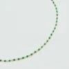 Collier Ras Du Cou SMARTY - Vert / Doré -Bagues Magasin 02680922 658 TU 01