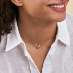 Collier Ras Du Cou ARLEQUIN - Multicolore / Doré 7 Collier Ras Du Cou ARLEQUIN - Multicolore / Doré -Bagues Magasin 02681155 256 TU M1