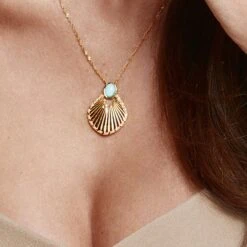 Collier Mi-long ARLEQUIN - Amazonite -Bagues Magasin 02681156 148 TU M2