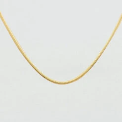 Collier Mi-long EFFLEURE - Doré