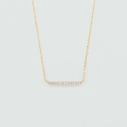 Collier Ras Du Cou BARSHINE - Cristal / Doré