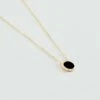Collier Ras Du Cou MOONONYX - Onyx -Bagues Magasin 02690084 276 TU 01