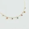 Collier Ras Du Cou BELOVED - Multicolore / Doré -Bagues Magasin 02690127 256 TU 01