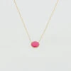 Collier Mi-long ATMA - Nacre /rose -Bagues Magasin 02690140 642 TU 01